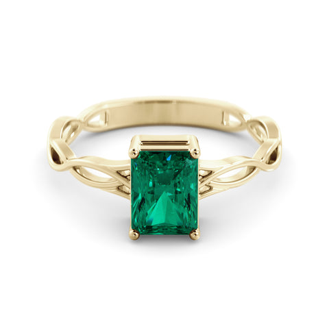 Delicate sapphire celtic ring