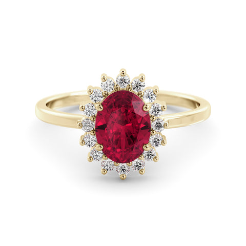 "Diana" Moissanite - Diamond ring 