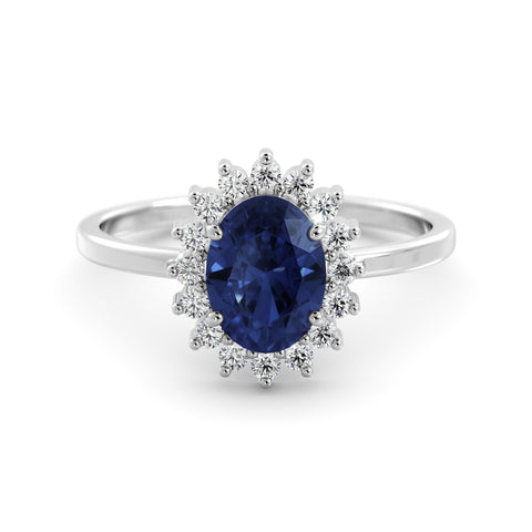 Morganite and diamond "Diana" ring