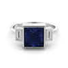 Vintage blue sapphire ring