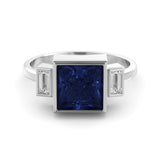 Vintage blue sapphire ring