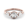 Vintage ring studded with Moissanite 