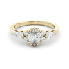 Vintage ring studded with Moissanite 