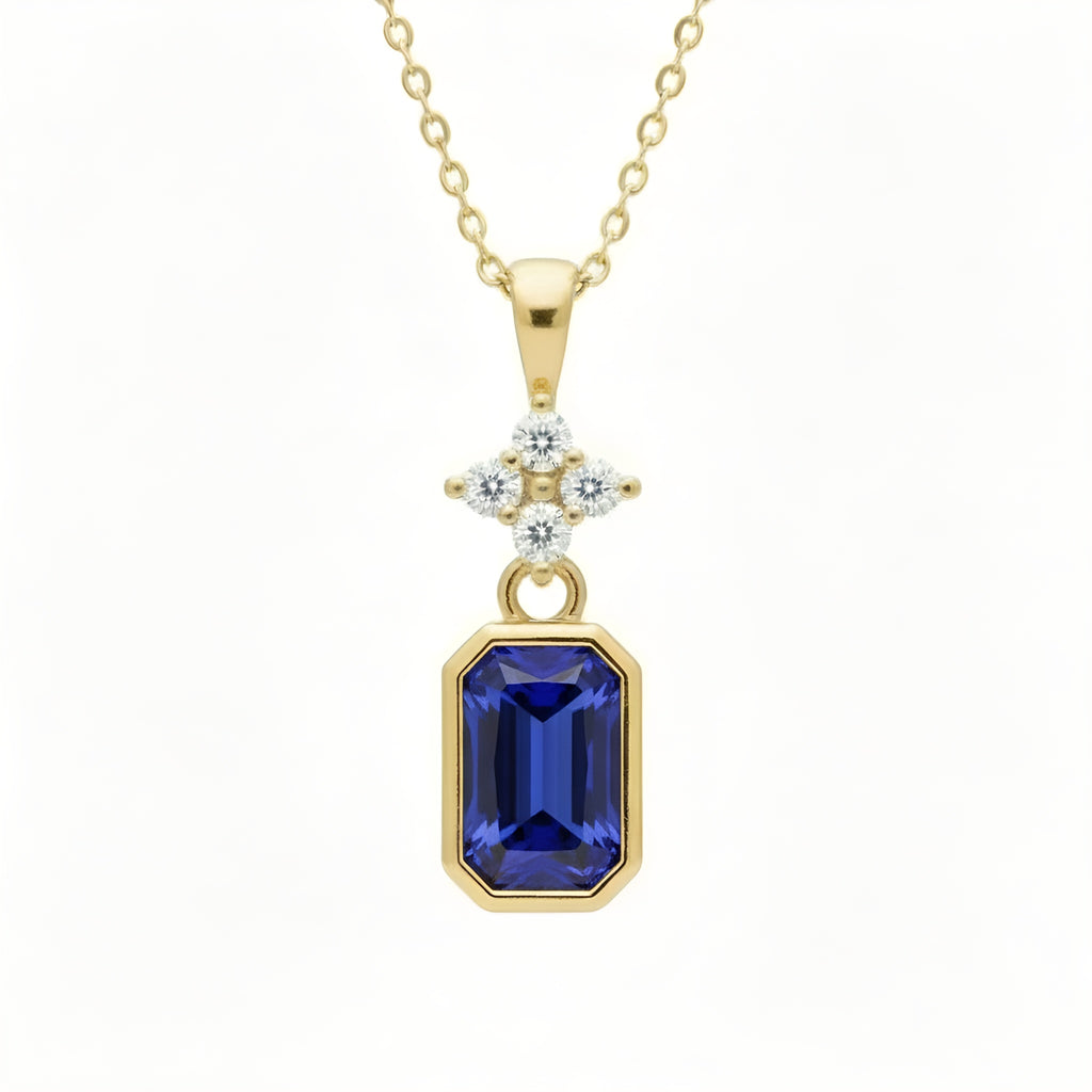 Celtic Corundum Sapphire Necklace - Gala