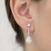 Tal Lab-Gem Diamond Drop Earrings 