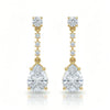 Tal Lab-Gem Diamond Drop Earrings 
