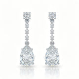 Tal Lab-Gem Diamond Drop Earrings 