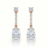Tal Lab-Gem Diamond Drop Earrings 
