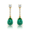 Tal Emerald Drop Earrings 