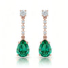 Tal Emerald Drop Earrings 