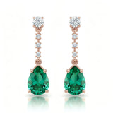 Tal Emerald Drop Earrings 