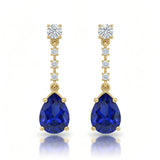 Tal Sapphire Drop Earrings 