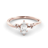 טבעת אירוסין יהלום מעבדה Dara