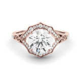 טבעת אירוסין יהלום מעבדה Vittoria