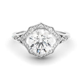 טבעת אירוסין יהלום מעבדה Vittoria