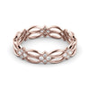 Celtic ring set with diamonds