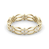 Celtic ring set with diamonds
