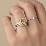 1.02 carat citrine and diamond ring Riaz