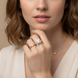Afroditi Lab-Ground Diamond Ring