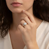 Moissanite - Diamond art deco ring