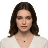 שרשרת אמרלד ויהלומים Anne