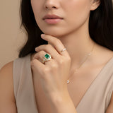 Morellia Vintage Emerald Ring