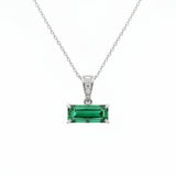 Emerald and Diamond Necklace - Horizon
