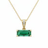 Emerald and Diamond Necklace - Horizon