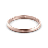 Wedding ring for woman Luna - matte finish