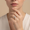 Afroditi Morganite and Diamond Ring