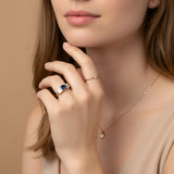 1.01 carat vintage sapphire ring