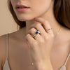 1.01 carat vintage sapphire ring