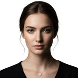 שרשרת מוסונייט ויהלומים Anne