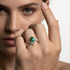Milan Emerald and Diamond Ring