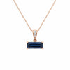 Sapphire and Diamond Necklace - Horizon