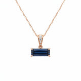 Sapphire and Diamond Necklace - Horizon