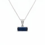 Sapphire and Diamond Necklace - Horizon