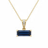 Sapphire and Diamond Necklace - Horizon