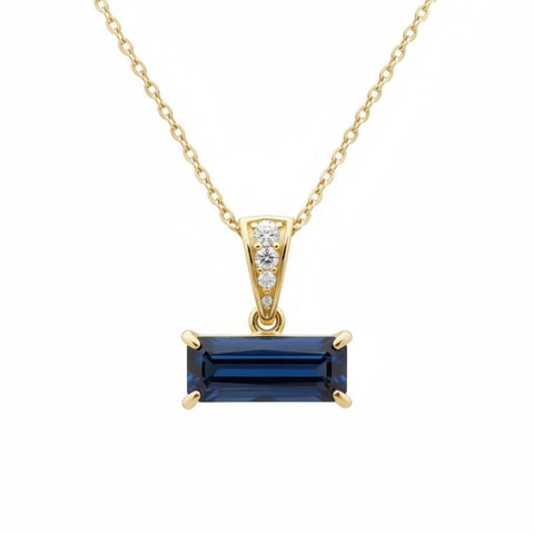 Emerald and Diamond Necklace - Horizon