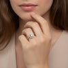 Diana Peridot and Diamond Ring