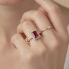 1.02 carat ruby ​​and diamond ring Riaz
