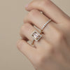 1.02 carat morganite and diamond ring Riaz