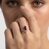 Milan Ruby and Diamond Ring