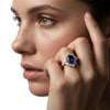 Emilia Sapphire and Diamond Ring