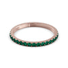 Eternity ring - Emerald Updeck 1.75mm