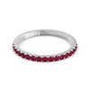 Eternity ring - Ruby Updeck 1.75mm
