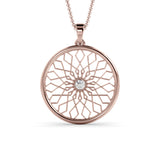 שרשרת זהב יהלום Mandala