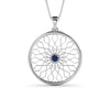 שרשרת זהב ספיר Mandala